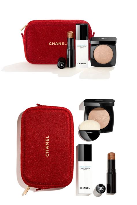 chanel beauté makeup tasche|chanel lipstick gift set.